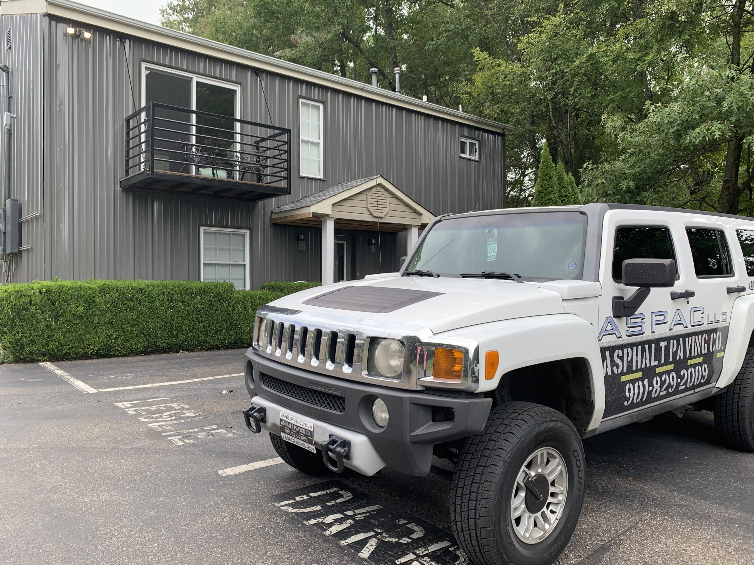 ASPAC Paving Co. in Parking Lot